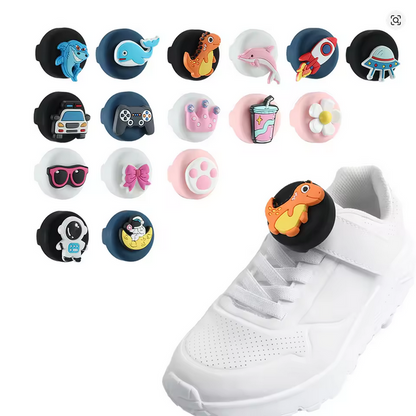 AirTag-hållarfodral för barnskosnören och -remmar